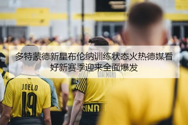 多特蒙德新星布伦纳训练状态火热德媒看好新赛季迎来全面爆发